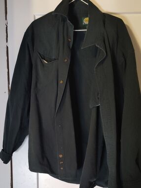 Cabela's Dark Green Lightweight Shirt Jacket